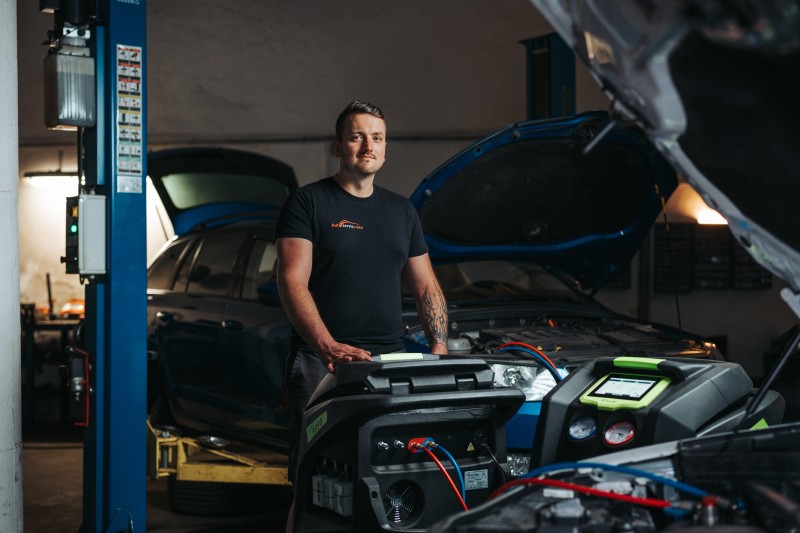 Servis a doplnění klimatizace Autoservis Vydra